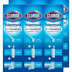 Clorox ToiletWand Disposable Toilet Cleaning System - Blue, White - 2 / Pallet