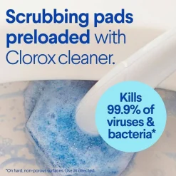 Clorox ToiletWand Disposable Toilet Cleaning System - Blue, White - 2 / Pallet