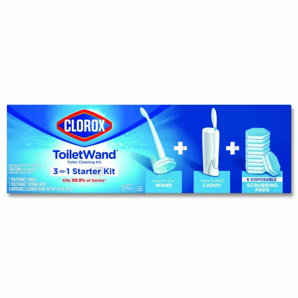 Clorox ToiletWand Disposable Toilet Cleaning System Kits, Total Qty 6