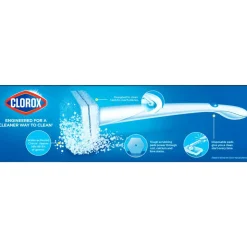 Clorox ToiletWand Toilet Cleaning and Disinfecting Scrubbing Pads Refills, 20 Count, Pack of 4 - Blue, White - 20/Box