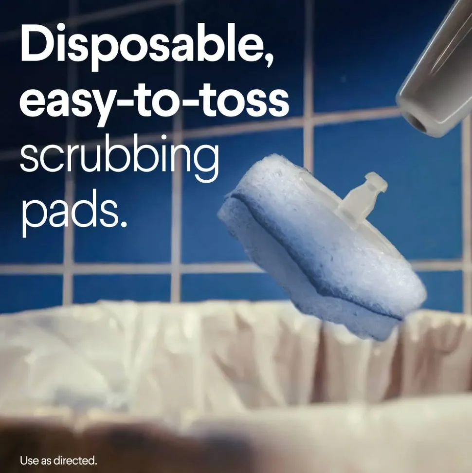 Clorox ToiletWand Toilet Cleaning Refills, Disinfecting Scrubbing Pads, 10 Count, Pack of 6