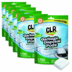 CLR Garbage Disposal Pods, 5 Pods/Pack, 6 Packs/Carton