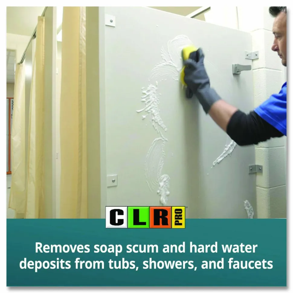 CLR PRO Restroom Cleaner, 32 oz Pump Spray, 6/Carton