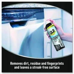 CLR Stainless Steel Cleaner, 12 oz Can, 6/Carton