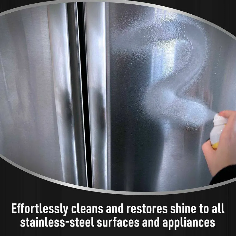 CLR Stainless Steel Cleaner, 12 oz Can, 6/Carton