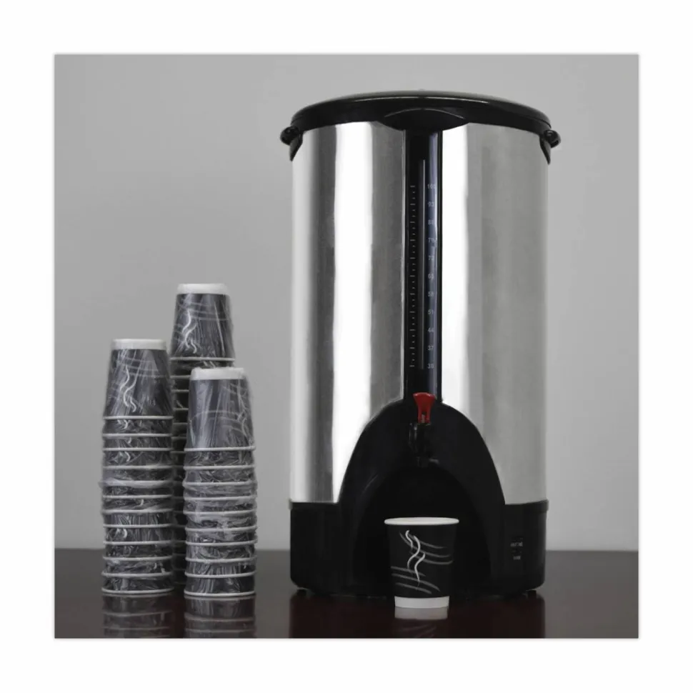 Coffee Pro 100 Cup Commercial Coffee Urn, Stainless Steel
