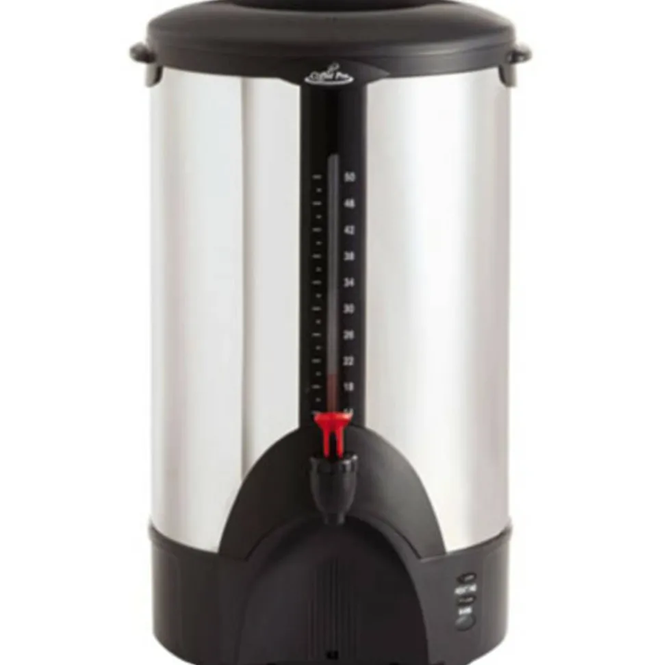 Coffee Pro 50 Cup Stainless Steel Urn Coffeemaker