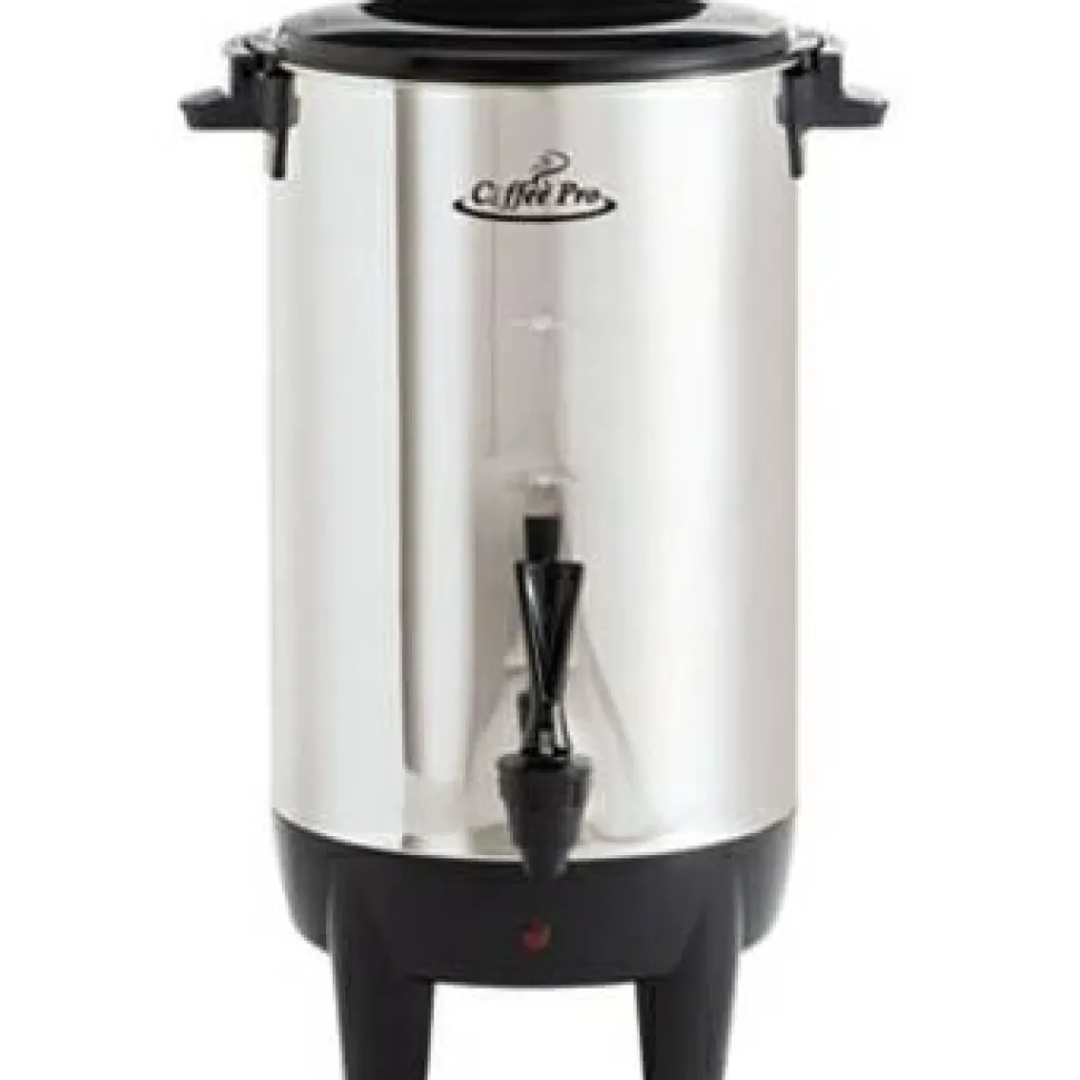 Coffee Pro 30-Cup Percolating Urn, Stainless Steel