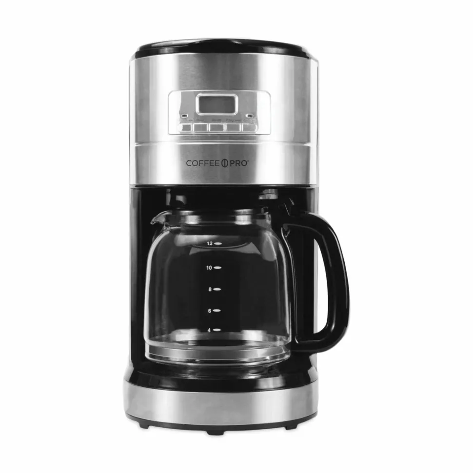 Coffee Pro Home/Office Euro Style Coffee Maker, Stainless Steel