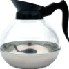 Coffee Pro Unbreakable Regular Coffee Decanter, 60 oz, Black Handle