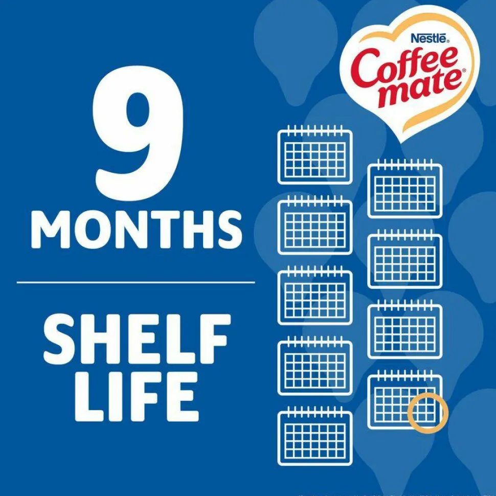 Coffee mate Almond Milk Vanilla Plant-Based Liquid Creamer Singles