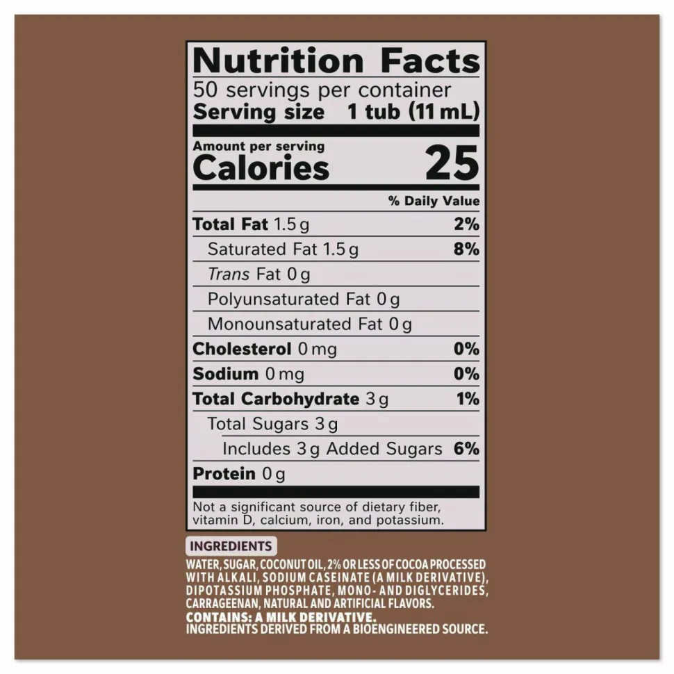 Coffee mate Café Mocha Nondairy Liquid Creamer Singles
