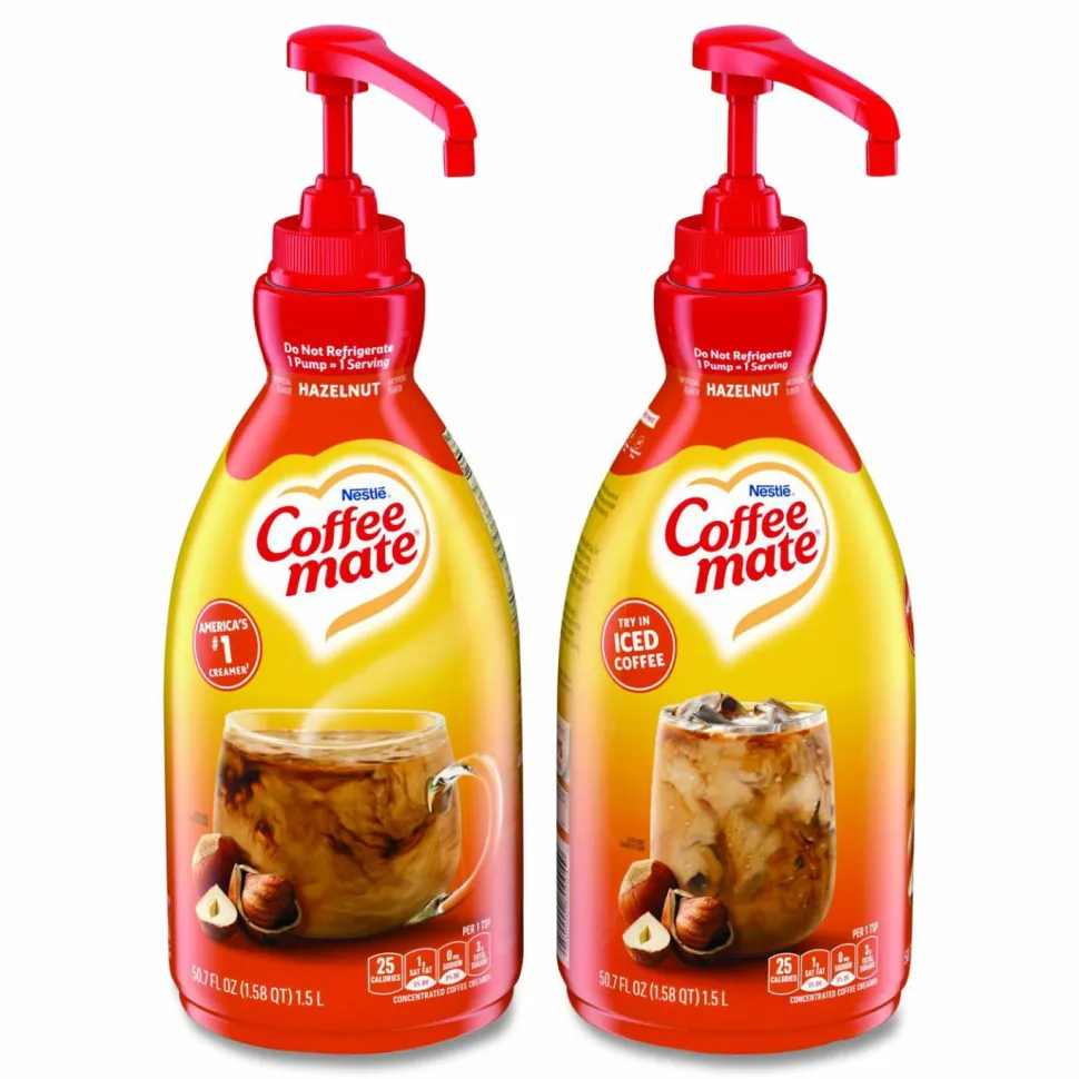 Coffee mate Hazelnut Liquid Concentrate Coffee Creamer - Pump Bottle