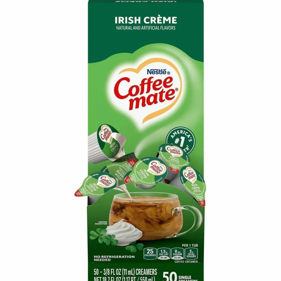 Coffee mate Irish Creme Nondairy Liquid Creamer Singles