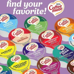 Coffee mate Italian Sweet Creme Nondairy Liquid Creamer Singles - Italian Sweet Creme Flavor - 0.38 fl oz (11 mL) - 180 / Carton