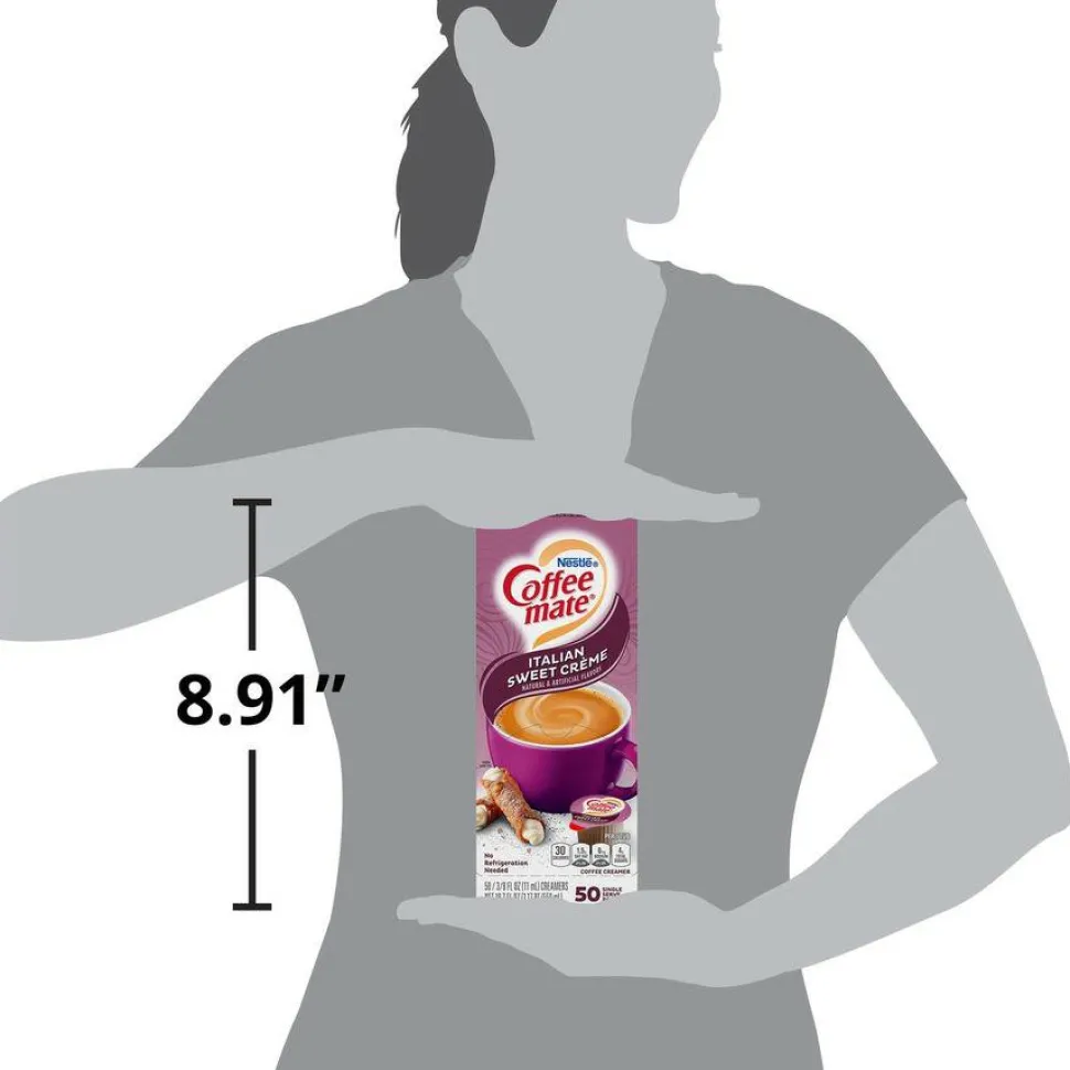 Coffee mate Italian Sweet Creme Nondairy Liquid Creamer Singles