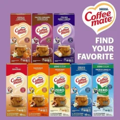 Coffee mate Liquid Coffee Creamer, Italian Sweet Cream, 0.38 oz Mini Cups, 50/Box