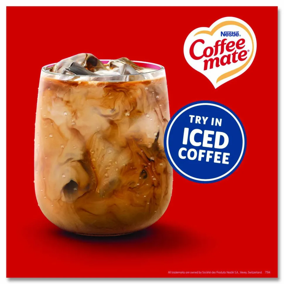 Coffee mate Liquid Coffee Creamer, Assorted Flavors, 0.38 oz Mini Cups, 150/Carton