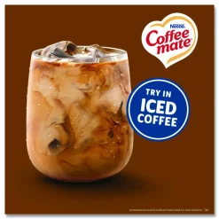 Coffee mate Liquid Coffee Creamer, Snickers, 0.38 oz Mini Cups, 200/Carton