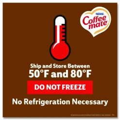 Coffee mate Liquid Coffee Creamer, Snickers, 0.38 oz Mini Cups, 200/Carton