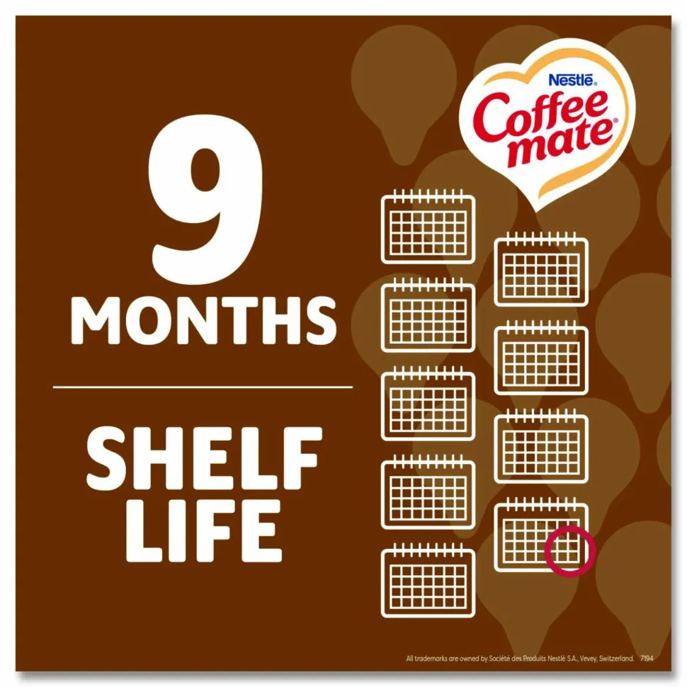 Coffee mate Liquid Coffee Creamer, Snickers, 0.38 oz Mini Cups, 200/Carton