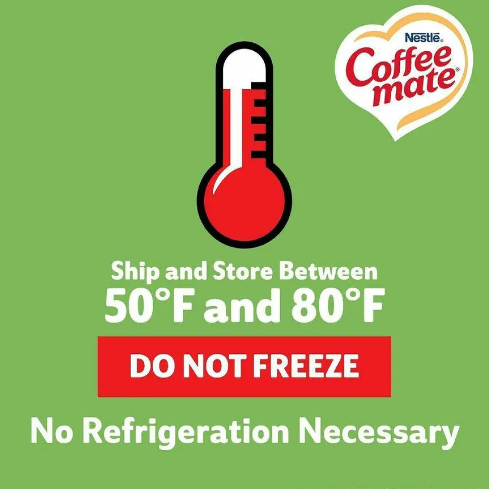 Coffee mate Liquid Coffee Creamer, Irish Cream, 0.38 oz Mini Cups, 50/Box, 4 Boxes/Carton