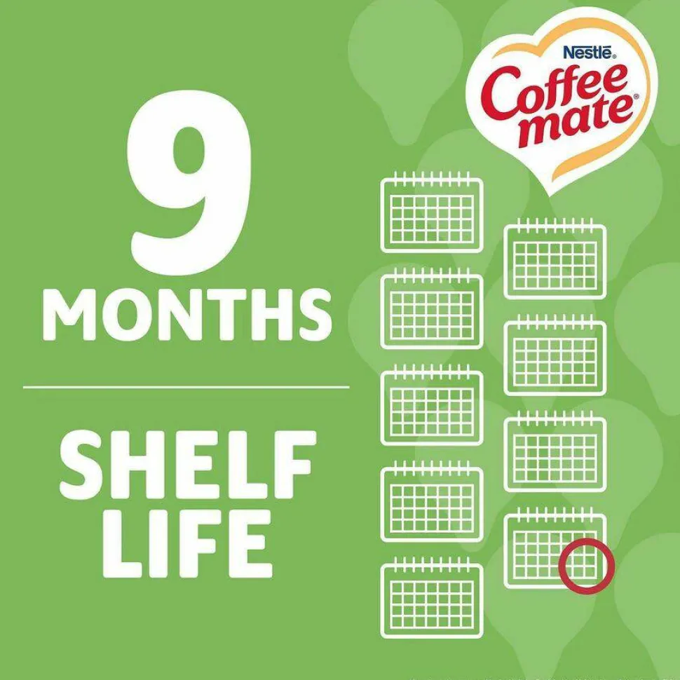 Coffee mate Liquid Coffee Creamer, Irish Cream, 0.38 oz Mini Cups, 50/Box, 4 Boxes/Carton
