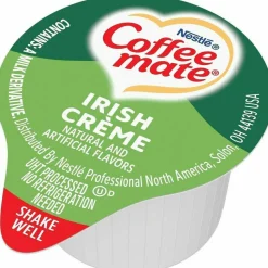 Coffee mate Liquid Coffee Creamer, Irish Cream, 0.38 oz Mini Cups, 50/Box, 4 Boxes/Carton