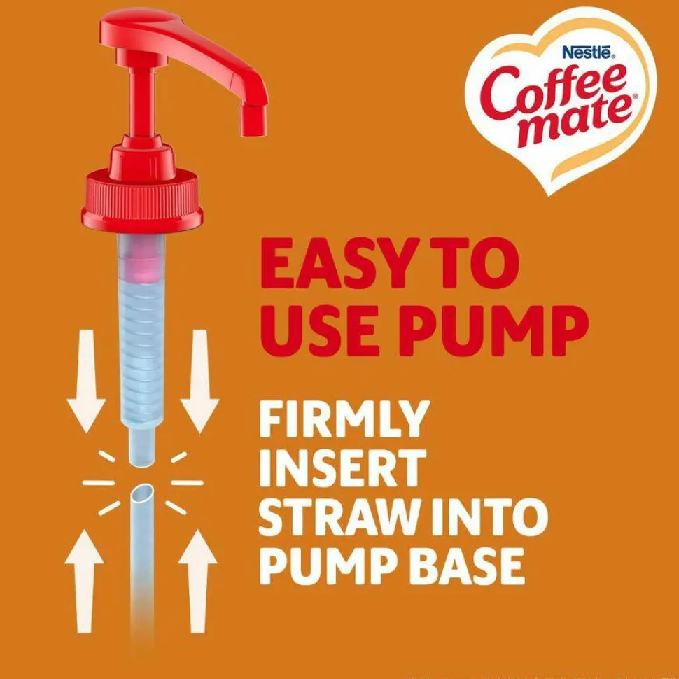 Coffee mate Liquid Creamer Pump Bottle, Salted Caramel Chocolate, 1.5 L Pump Bottle