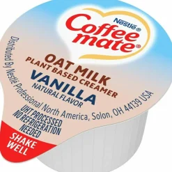 Coffee mate Oat Milk Vanilla Liquid Creamer Singles - Vanilla FlavorTub - 50 / Box