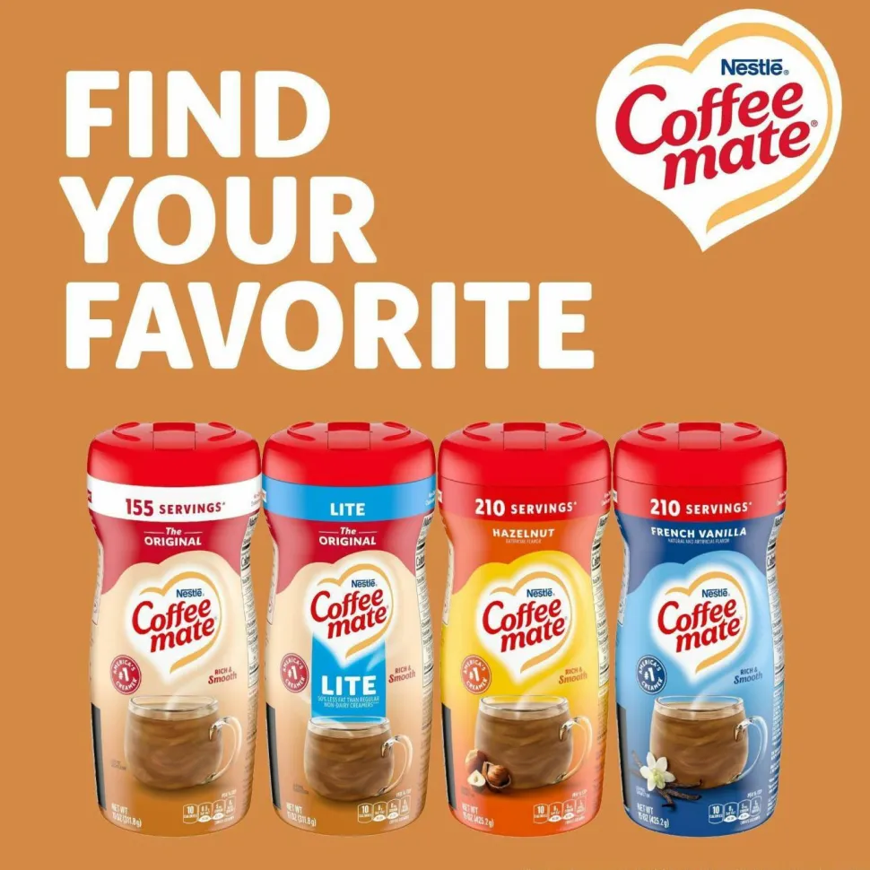 Coffee mate Original Lite Powdered Coffee Creamer Canister