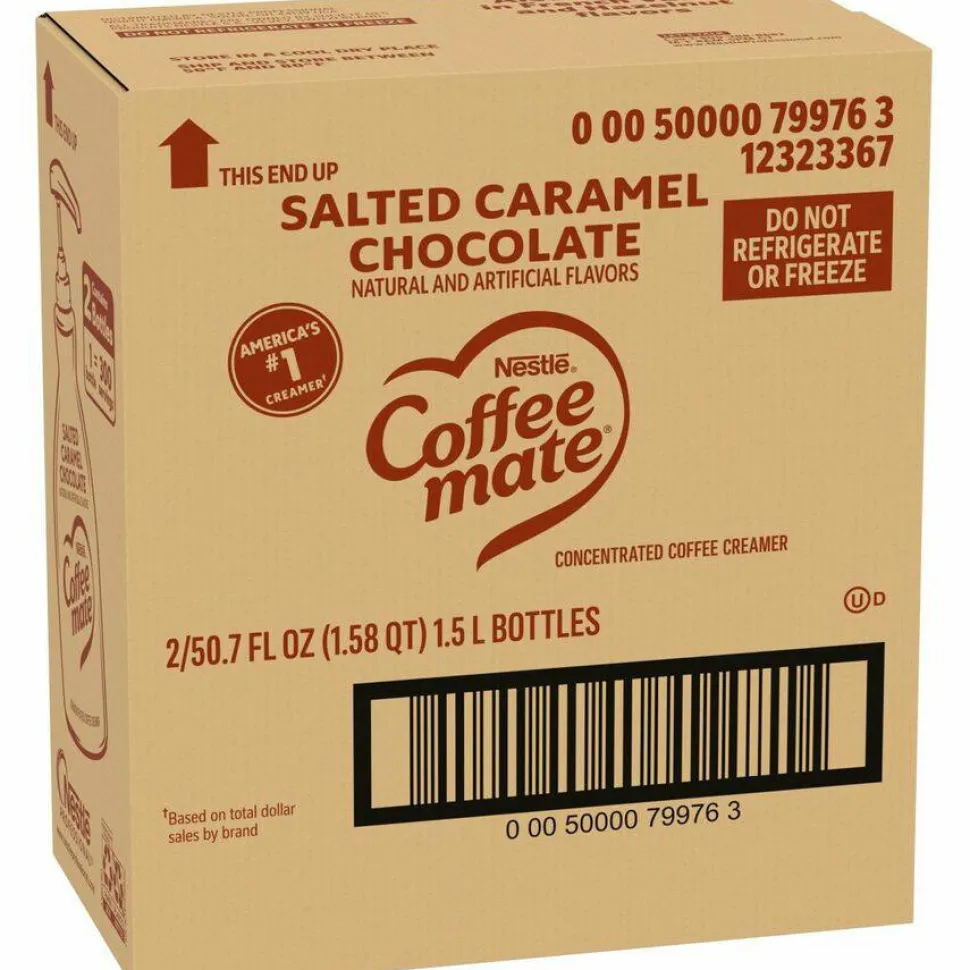 Coffee mate Salted Caramel Chocolate Liquid Concentrate Coffee Creamer - Pump Bottle