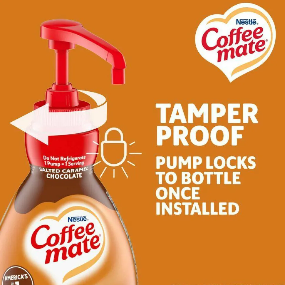 Coffee mate Salted Caramel Chocolate Liquid Concentrate Coffee Creamer - Pump Bottle