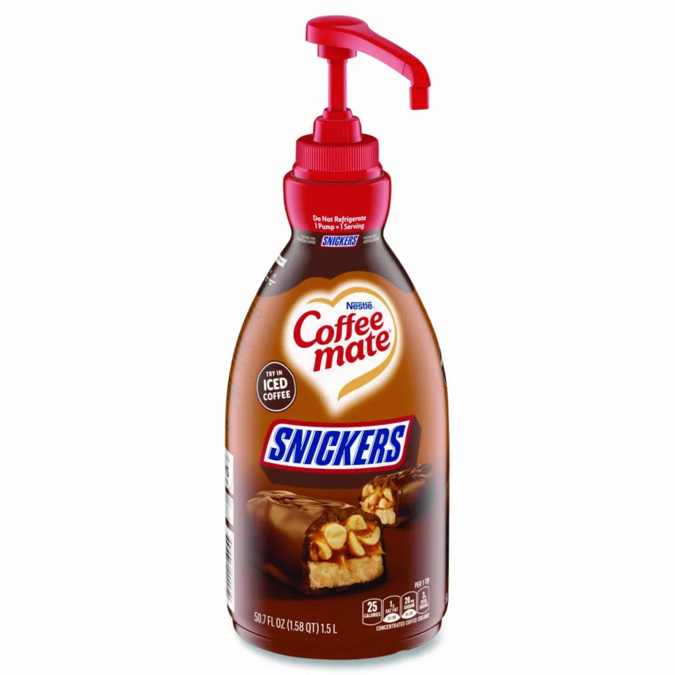 Coffee mate Snickers Liquid Concentrate Coffee Creamer - Pump Bottle
