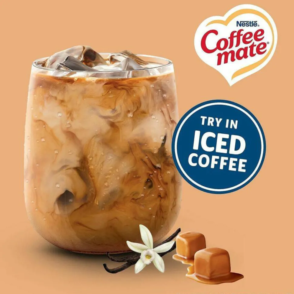 Coffee mate Vanilla Caramel Nondairy Liquid Creamer Singles