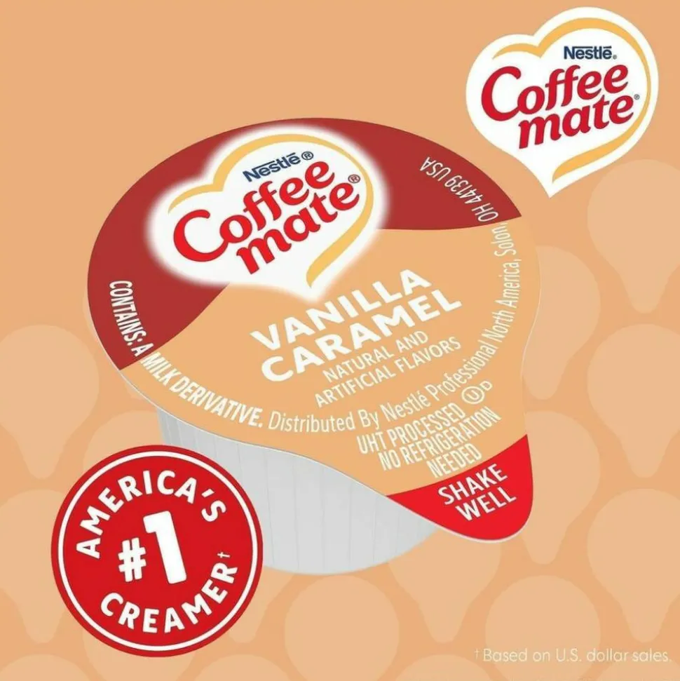 Coffee mate Vanilla Caramel Nondairy Liquid Creamer Singles