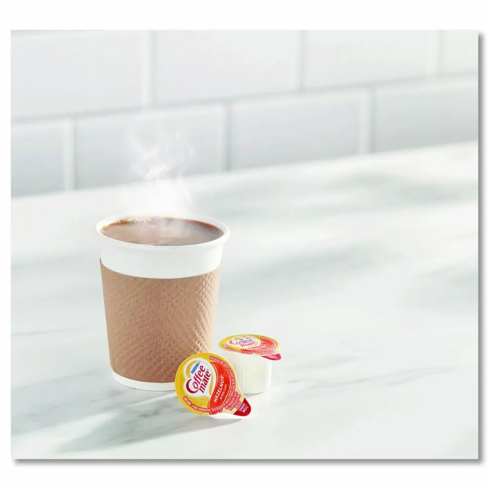Coffee mate Variety Pack, Assorted Flavors, 0.38 oz Mini Cups, 180/Carton