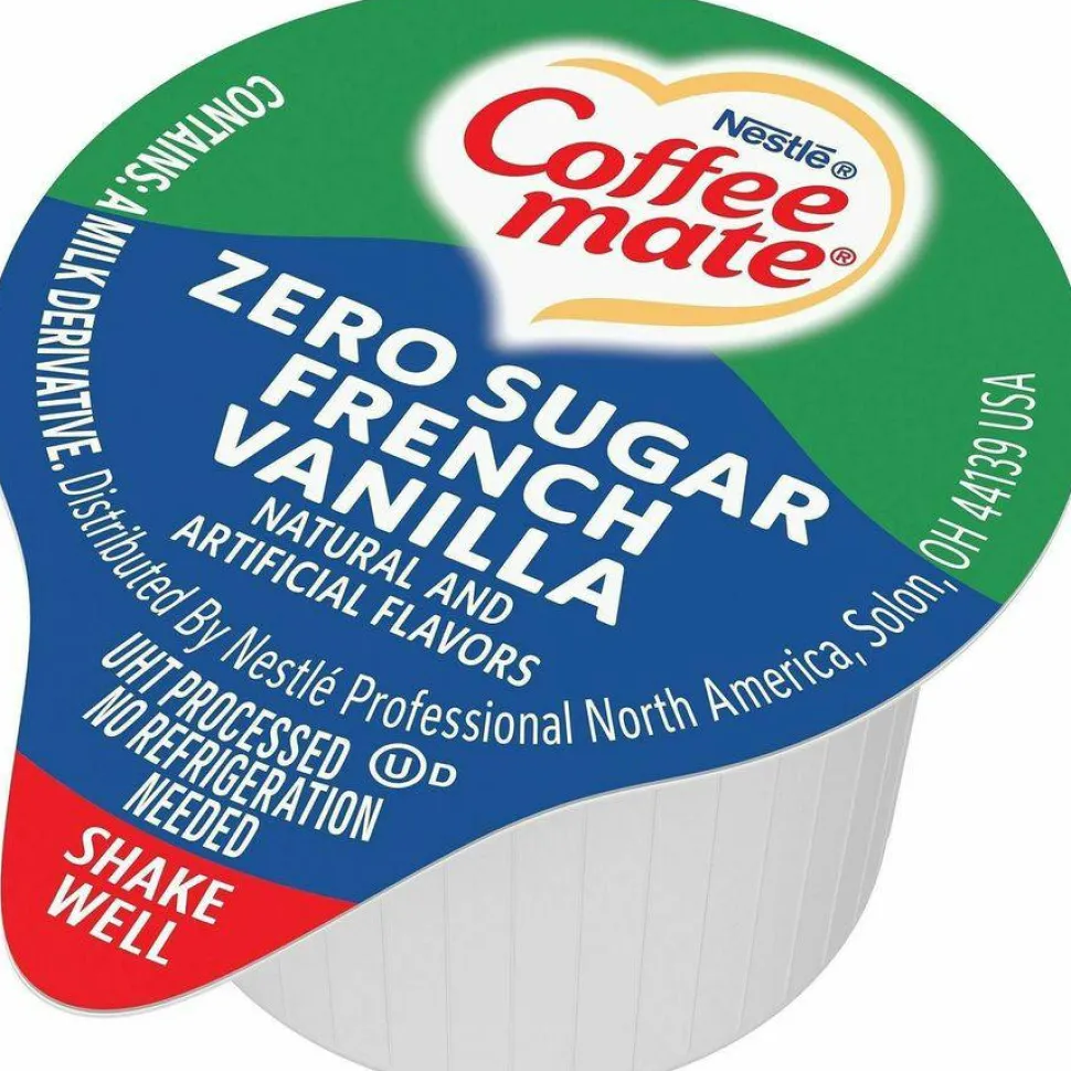 Coffee mate Zero-Sugar French Vanilla Nondairy Liquid Creamer Singles