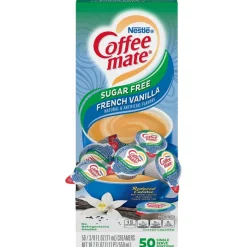 Coffee mate Zero-Sugar French Vanilla Nondairy Liquid Creamer Singles