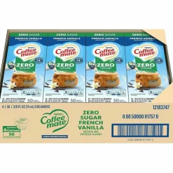 Coffee mate Zero-Sugar French Vanilla Nondairy Liquid Creamer Singles