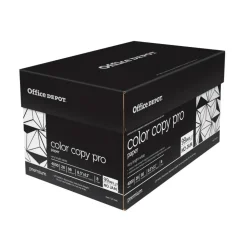 Color Copy Paper, White, Letter (8.5" x 11"), 4000 Sheets Per Case, 28 Lb, 98 Brightness