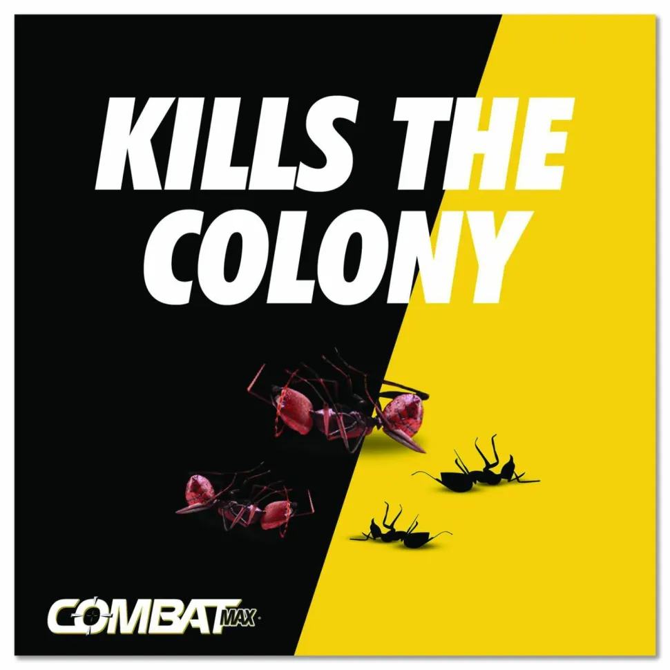 Combat Max 2-in-1 Ant Bait, 4/Pack, 8 Packs/Carton