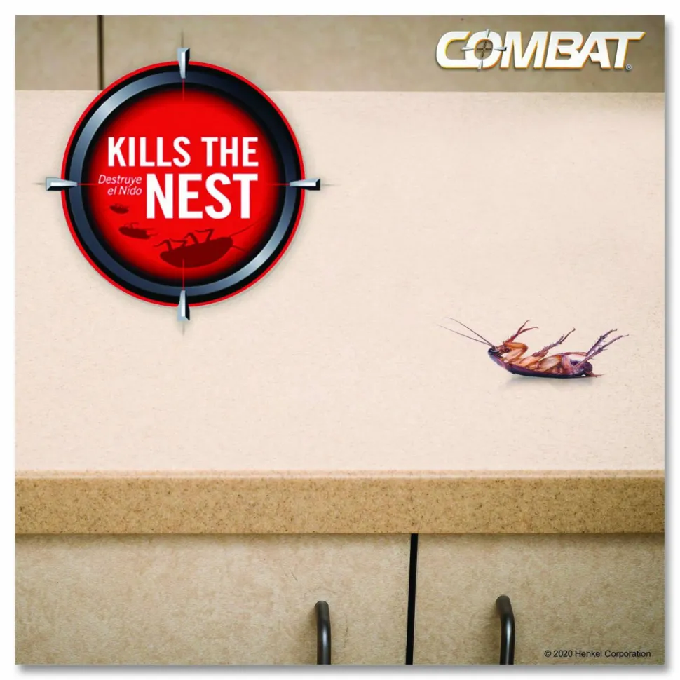 Combat Roach Bait Insecticide, 0.42 oz, 12/Pack, 10 Packs/Carton