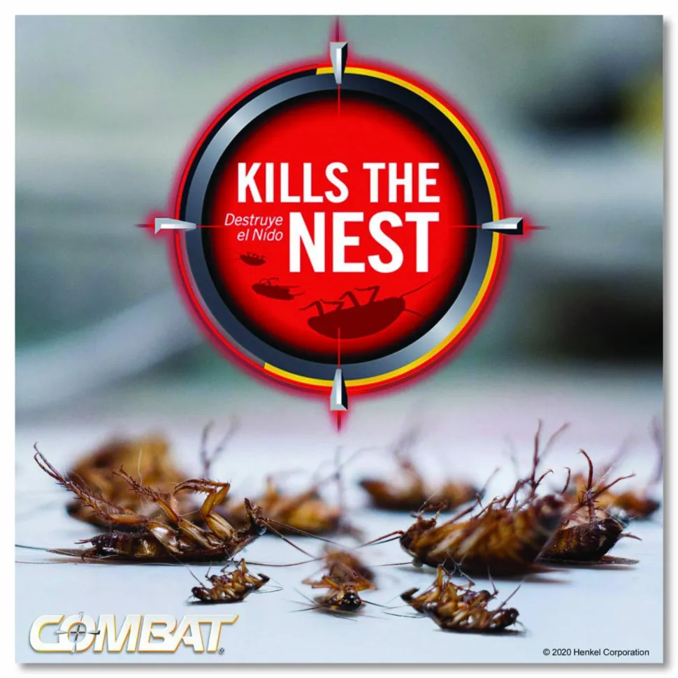 Combat Source Kill Max Roach Control Gel, 2.1 oz Syringe, 12/Carton