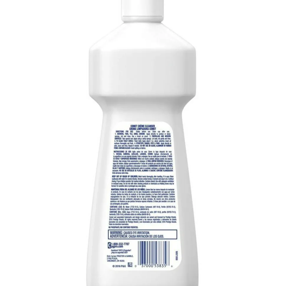 Comet Creme Deodorizing Cleanser, 32 oz Bottle, 10/Carton