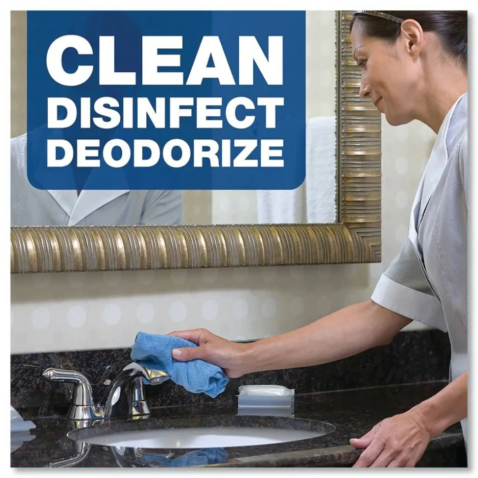 Comet Disinfecting Bathroom Cleaner, 32 Oz, 4 Spray Triggers Per Case, Case Of 8 Bottles