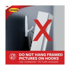 Command Assorted Hooks Cabinet Pack, 50 Hooks, 50 Clear Adhesive Strips, Damage Free Hanging Picture Hangers, No Tools Wall Hanging Strips