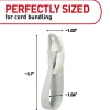 Command Cord Bundlers, 2 Command Bundlers, 3 Command Strips, Damage Free Hanging, No Tools Wall Hanging Strips For Living Spaces, Gray
