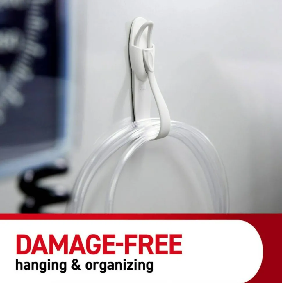 Command Cord Bundlers, 2 Command Bundlers, 3 Command Strips, Damage Free Hanging, No Tools Wall Hanging Strips For Living Spaces, Gray