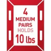 Command Damage-Free Hanging Picture Hanging Strip Pairs, Holds Up to 2.5 lb, Medium: 0.75" x 2.75", White, 132/Pack
